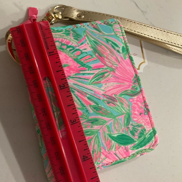 LILLY PULITZER SNAP CARD CASE New With Wristlet Strap - Picture 5 of 5